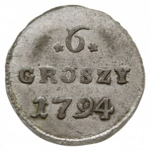 szóstak 1794, Warszawa, Plage 207, bardzo ładny