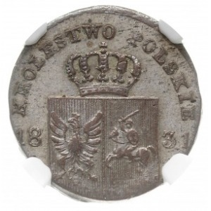 10 groszy 1831, Warszawa, odmiana z zagiętymi łapami Or...