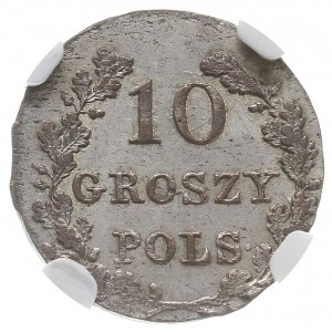 10 groszy 1831, Warszawa, odmiana z zagiętymi łapami Or...