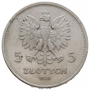 5 złotych 1930, Warszawa, 100. Rocznica Powstania Listo...