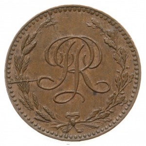 20 złotych 1924, Warszawa, Monogram II RP w wieńcu, brą...