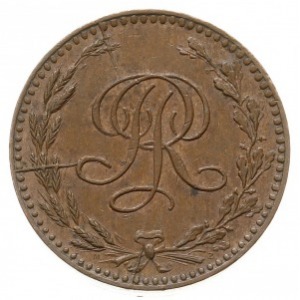 20 złotych 1924, Warszawa, Monogram II RP w wieńcu, brą...