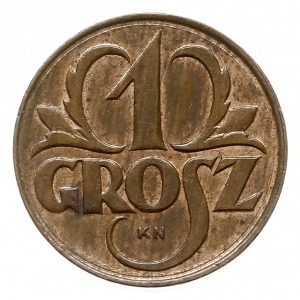 1 grosz 1923, Kings Norton, litery KN pod napisem GROSZ...