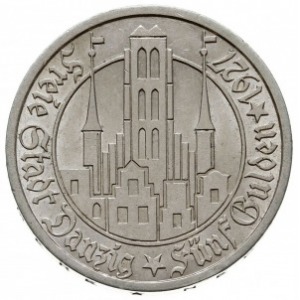 5 guldenów 1927, Berlin, Kościół Marii Panny, Jaeger D....