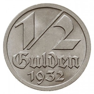 1/2 guldena 1932, Berlin, Jaeger D.14, Parchimowicz 60,...