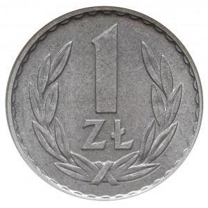 1 złoty 1967, Warszawa, aluminium, Parchimowicz 213.d, ...