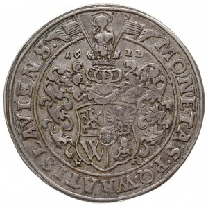 talar 1622, Wrocław, Aw: Popiersie w prawo i napis, Rw:...