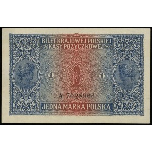 1 marka polska 9.12.1916, jenerał, seria A, numeracja 7...