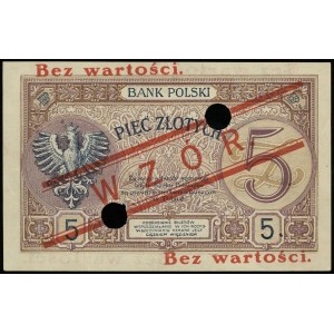 5 złotych 28.02.1919, seria 13.A, numeracja 021519, dod...