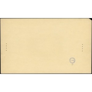 próbny druk kolorystyczny strony głównej banknotu 50 zł...