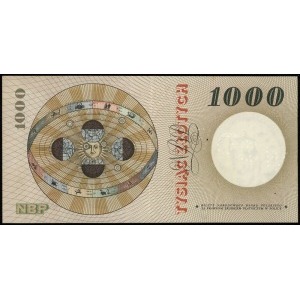 1.000 złotych 29.10.1965, seria E, numeracja 8174541, b...