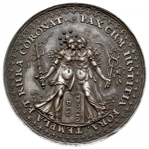 medal autorstwa Sebastiana Dadlera i Jana Höhna sen., w...