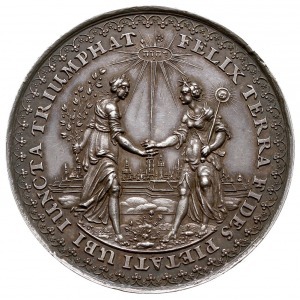 medal autorstwa Sebastiana Dadlera i Jana Höhna sen., w...
