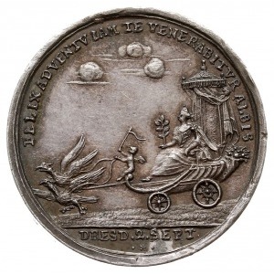 medal zaślubinowy królewicza Fryderyka Augusta z Marią ...