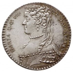 Maria Leszczyńska, królowa Francji, żeton z 1751 roku, ...