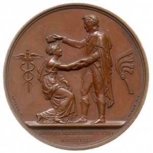 medal autorstwa Andrieu’a i Denon’a z 1807 roku wybity ...