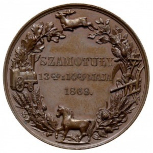 medal autorstwa G. Loos’a z 1868 roku wybity z okazji W...
