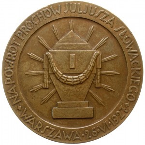 medal autorstwa Tadeusz Breyera z 1927 roku wybity z ok...