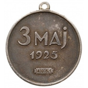 niesygnowany medal nagrodowy z 1925 roku wybity z okazj...