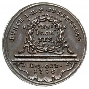 medal autorstwa Jerzego Wilhelma Kittel’a z 1756 roku w...
