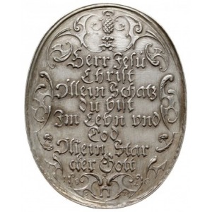 owalny medal autorstwa Sebastiana Dadlera z 1626 roku w...
