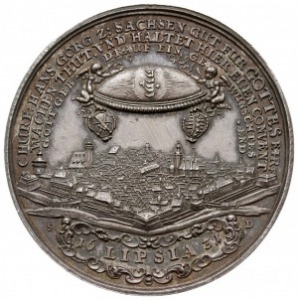 medal autorstwa Sebastiana Dadlera z 1631 roku wybity n...