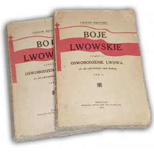 MĄCZYŃSKI- BOJE LWOWSKIE T.1-2 wyd.1921r.