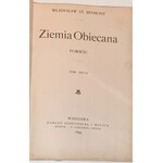 REYMONT - ZIEMIA OBIECANA t.1-2 [komplet w 1 wol.] wyd.1 z 1899