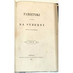PIOTROWSKI- PAMIĘTNIKI Z POBYTU NA SYBERYI RUFINA PIOTROWSKIEGO 1-2 wyd. 1860