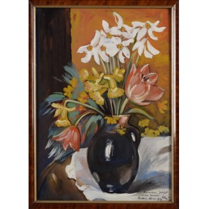 Kidoń Józef (1890-1968) Flowers in a vase.