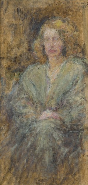Boznańska Olga, PORTRET LEKARKI DR JANINY ROMANOWEJ, 1933