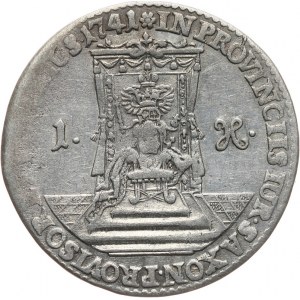 Polska, August III 1733-1763, grosz wikariacki 1741, Drezno