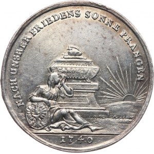 Śląsk, medal dotyczący pierwszej wojny śląskiej 1741