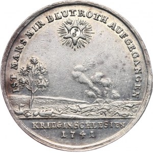Śląsk, medal dotyczący pierwszej wojny śląskiej 1741