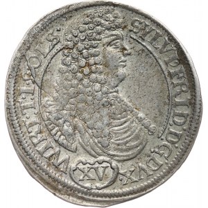 Śląsk, Księstwo Oleśnickie, Sylwiusz Fryderyk 1668-1697, XV krajcarów 1675, Oleśnica