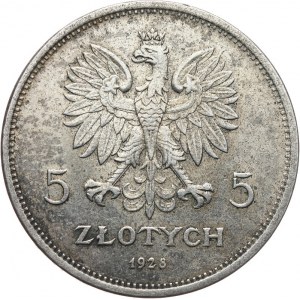 Polska, II Rzeczpospolita 1918-1939, 5 złotych 1928 zn.m. NIKE