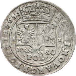 Polska, Jan II Kazimierz Waza 1649-1668, tymf 1665 AT, Bydgoszcz