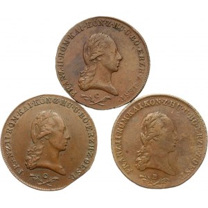 Austria, Franciszek II 1792-1835, zestaw monet 6-cio krajcarowych 1800 r.