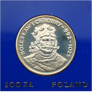 PRL 1944-1989, 200 złotych 1980, Bolesław Chrobry