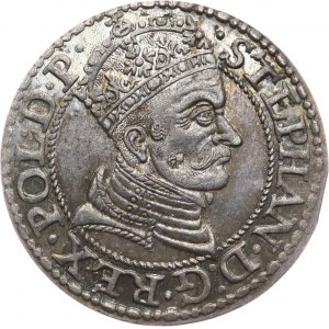 Polska, Stefan Batory 1576-1586, grosz 1579, Gdańsk.