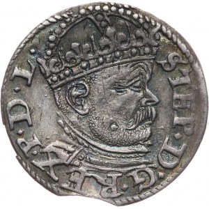 Polska, Stefan Batory 1576-1586, trojak 1585, Ryga.