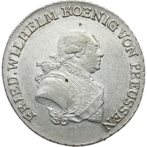 Niemcy, Prusy, Fryderyk Wilhelm II 1786-1797, 1/3 talara 1790, Berlin.