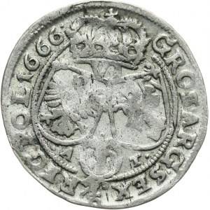 Polska, Jan II Kazimierz 1649-1668, szóstak 1666 A T.