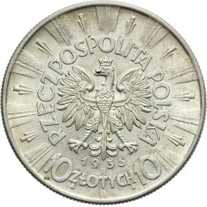 Polska, II Rzeczpospolita 1918-1939, 10 złotych Piłsudski 1935, Warszawa.