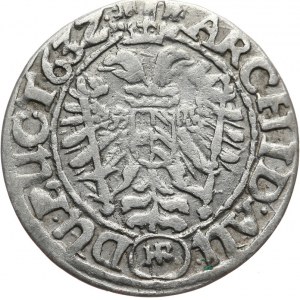 Śląsk, Ferdynand II 1619-1637, 3 krajcary 1632 HR, Wrocław.