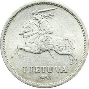 Litwa, Republika 1918-1940, 5 litu 1936, Jonas Basanavičius