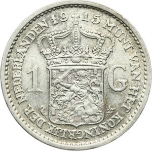 Holandia, Wilhelmina 1890-1949, 1 gulden 1915