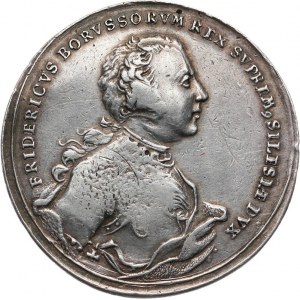Śląsk, Fryderyk II 1740-1786, talar medalowy (nagroda szkolna) bez daty, Wrocław.