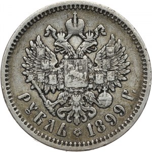 Rosja, Mikołaj II 1894-1917, rubel 1899 (Э•Б), Petersburg