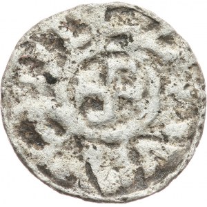 Polska, Bolesław III Krzywousty 1102-1107-1138 - jako książę śląski 1097-1107, denar, Wrocław R8